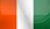 A blurry image of the irish flag.