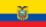 A flag of ecuador with the eagle on it.