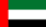 A green, white and black flag with the colors of the united arab emirates.