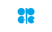 A green background with an opec logo in the middle.