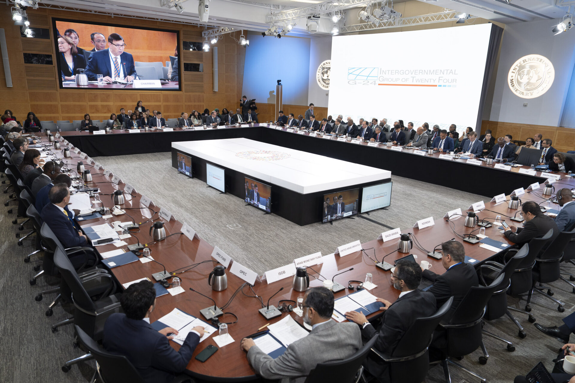 Group of 24 meeting at IMF headquarters.