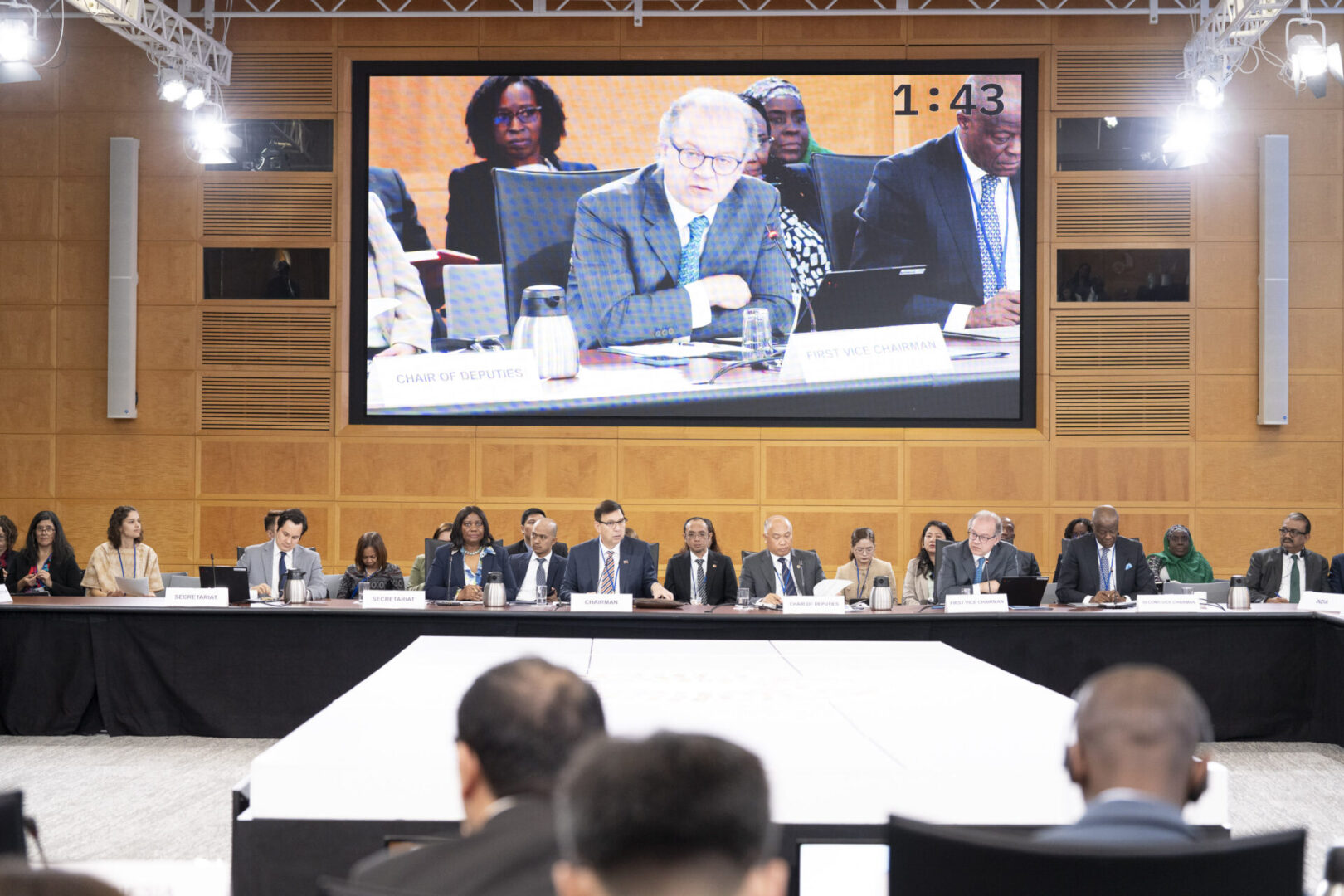 Group of people in a meeting room.